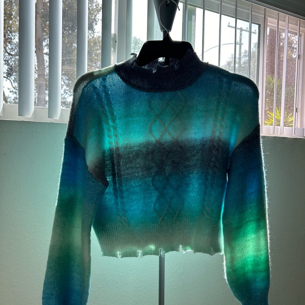 Gradient Blue Sweater